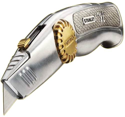 Μαχαίρι σταθερής λάμας μεταλλικό με επαναφερόμενη λεπίδα υψηλής αντοχής