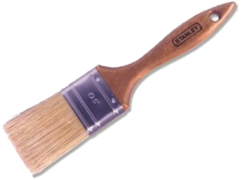 Paint brush wooden 70*15*60 mm - Click Image to Close