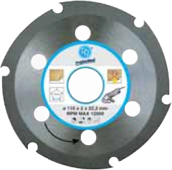Δίσκος κοπής για ξύλο - πλαστικά - PVC Ø230 με τρύπα 22 χιλιοστά