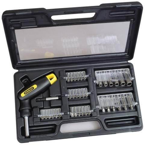 Ratcheting Screwdriver with 15-Piece Multi-Bit Set - Click Image to Close