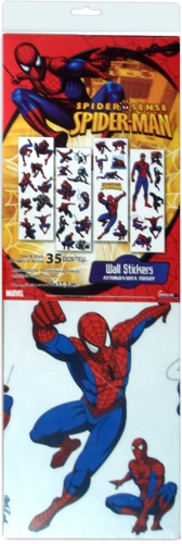 Διακοσμητικά αυτοκόλλητα Spiderman 35 τεμάχια