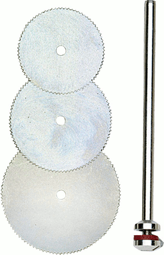 Δίσκοι κοπής Ø16 - 19 - 22 χιλιοστών & άξονας Ø2,35