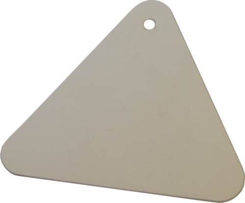 Πλαστική τρίγωνη σπάτουλα τεχνοτροπίας τοίχων