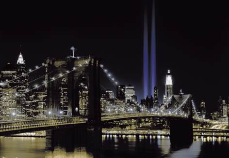 Φωτοταπετσαρία με θέμα Νέα Υόρκη τη νύκτα 366*254 εκατοστά σε 8 κομμάτια - Κάντε κλικ στην εικόνα για να κλείσει