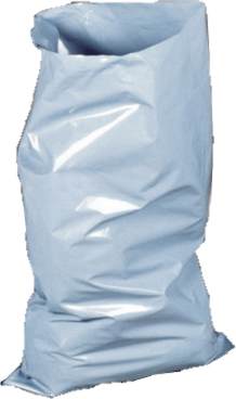 Σακούλα πολυαιθυλενίου για μπάζα 150μm ημιδιαφανής διαστάσεων 46*72 εκατοστά