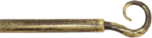 Πτυσσόμενη κουρτινόβεργα (μπριζ μπριζ) 60-80 εκατοστών χρυσό αντικέ