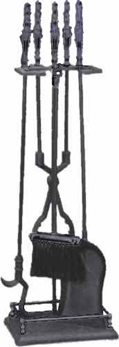 Σετ εργαλείων τζακιού μαύρο