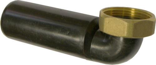 Γωνία σύνδεσης αποχέτευσης από PVC για μπανιέρες παλαιότερου τύπου με ρακόρ Ø1¼″  Ø40