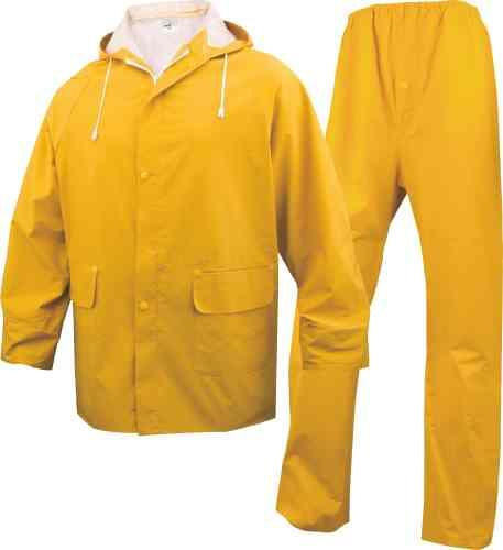 Σετ αδιάβροχα παντελόνι - σακάκι κίτρινα με σταθερή κουκούλα Σετ αδιάβροχα παντελόνι - σακάκι κίτρινα με σταθερή κουκούλα