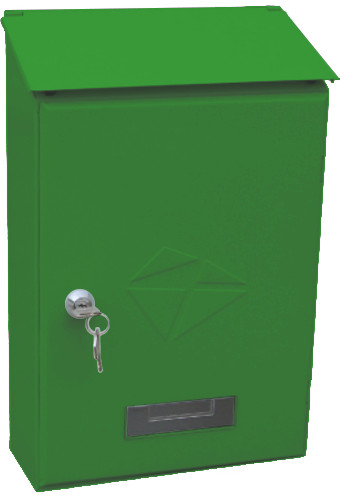 Γραμματοκιβώτιο μεταλλικό 360*230*85 χιλιοστά πράσινο
