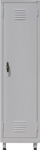 Μεταλλική ντουλάπα ψηλή με μονή πόρτα λευκή