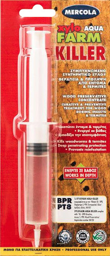 Ειδικό εντομοκτόνο για θεραπεία ξύλων από έντομα - σαράκι 20 ml