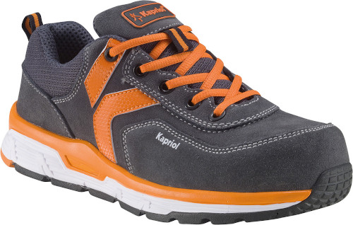 Αθλητικά παπούτσια ασφαλείας αδιάβροχα κατηγορίας S3 γκρι - πορτοκαλί