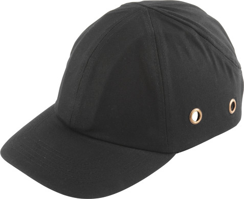 Καπέλο τύπου baseball μαύρο με κέλυφος προστασίας