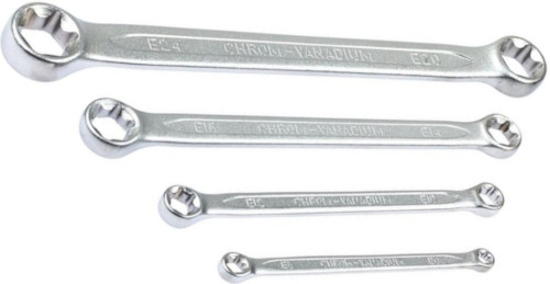 Σετ 4 κλειδιά θηλυκό Torx E6 - E24 ίσια