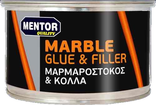 Πολυεστερική κόλλα και στόκος μαρμάρων και γρανιτών 2 συστατικών λευκή