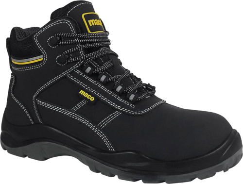 Μποτάκια ασφαλείας αδιάβροχα κατηγορίας S3 μαύρα