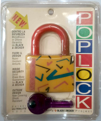 Λουκέτο Pop Art 40 χιλιοστών με 2 κλειδιά (συλλεκτικό μοντέλο)