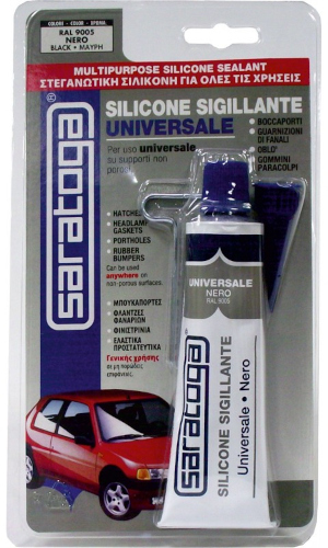 Σιλικόνη σε σωληνάριο 60ml μαύρη