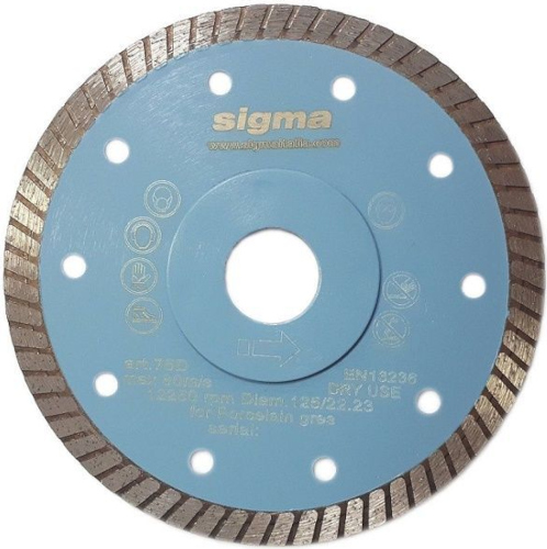 Διαμαντόδισκος κοπής πλακιδίων ίσιος 125*1,4*22,2 χιλιοστά
